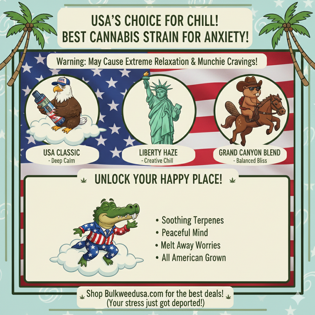 Best Cannabis Strain for Anxiety in the USA