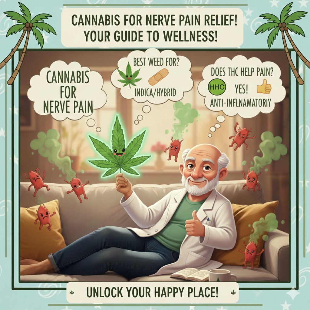 Cannabis for Nerve Pain, Best Weed for Pain, Does THC Help Pain