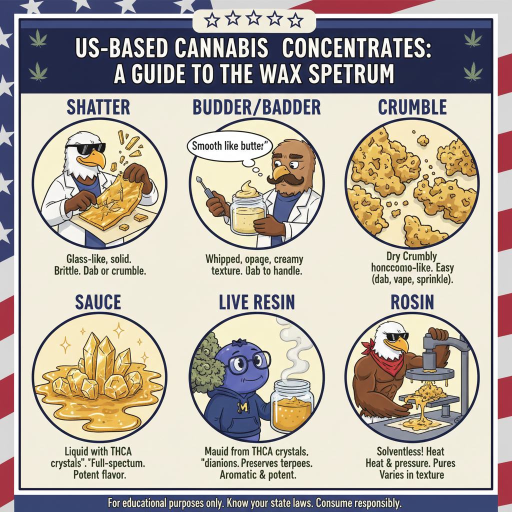 Types of Weed wax