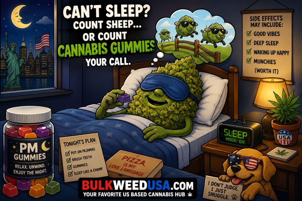 Cannabis Gummies for Sleep: Exploring Nighttime Cannabis Edibles in the United States