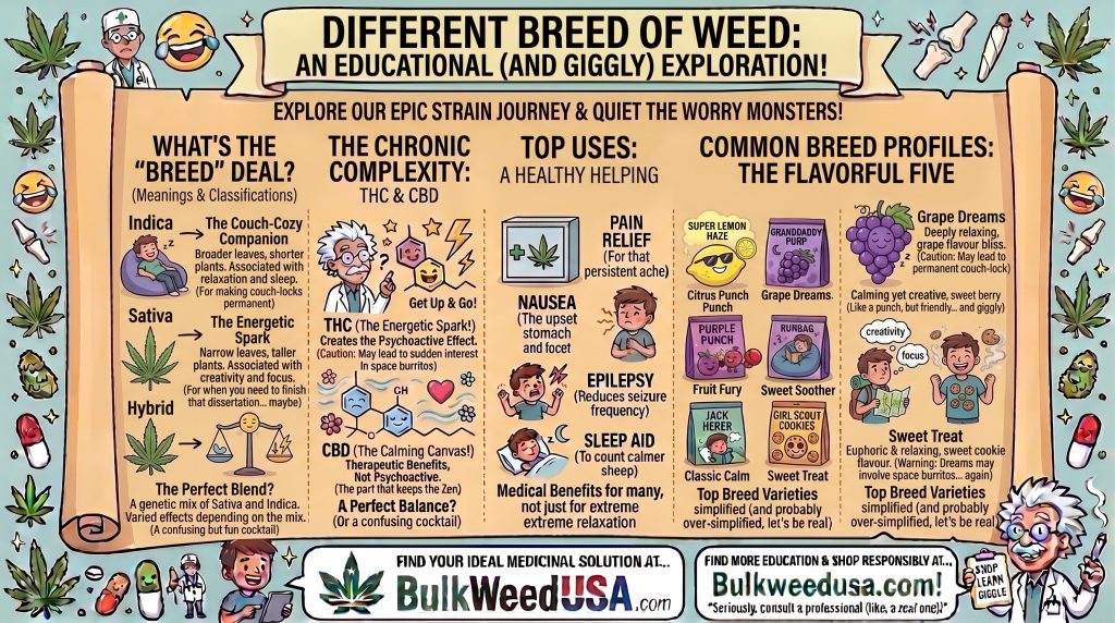 Different Breeds of Weed